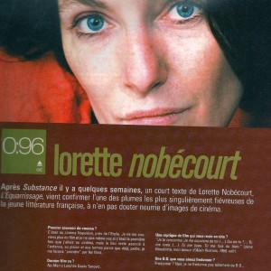 Repérage, nov 2001