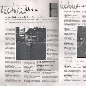Lecture, 2001