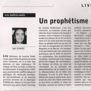 Réforme, automne 2001
