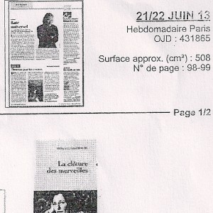 Le Figaro, 21 juin 2013
