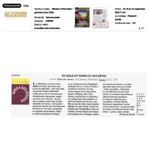 Le Figaro Magazine, sept 2022